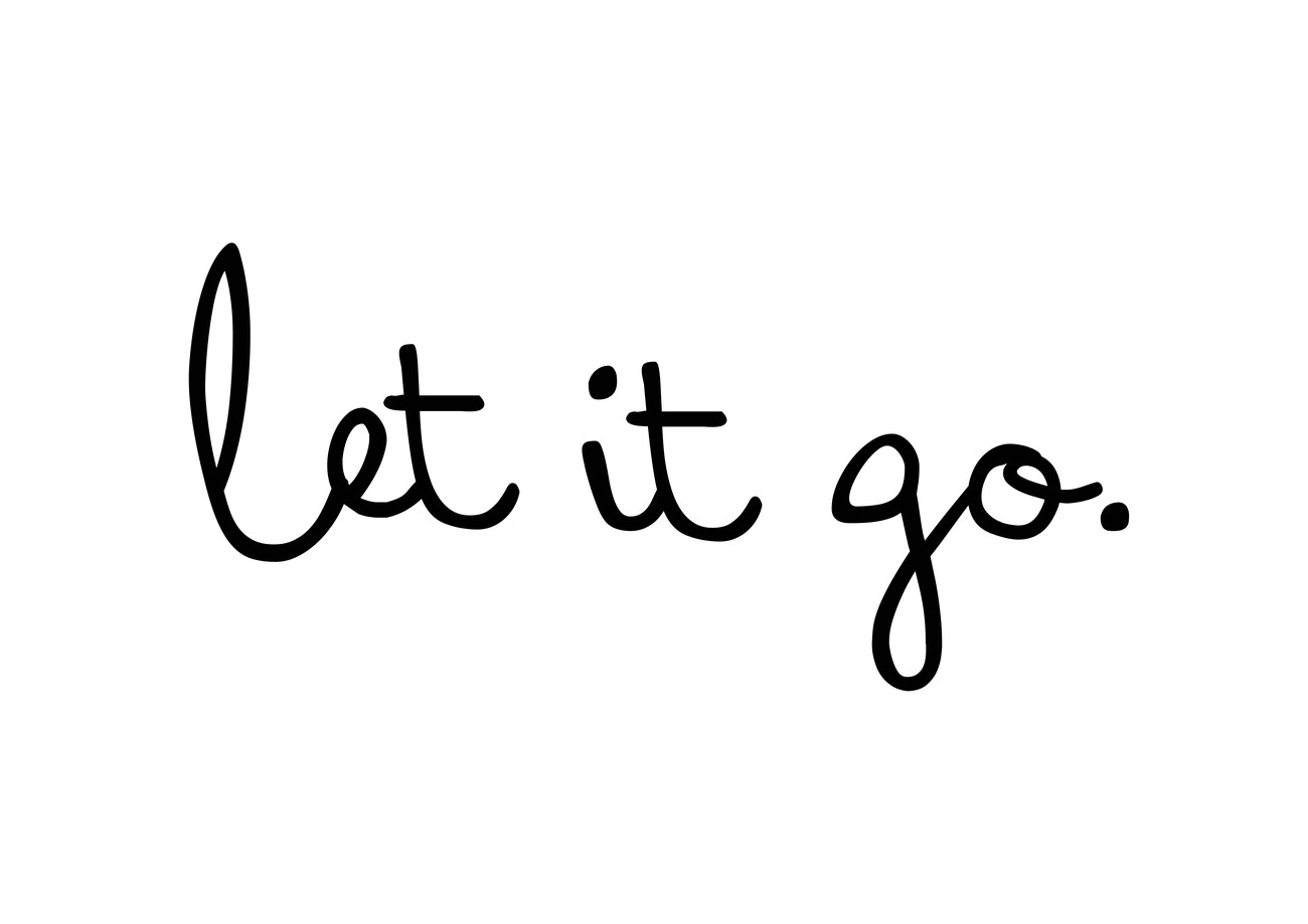 <p>264. to let it go</p>